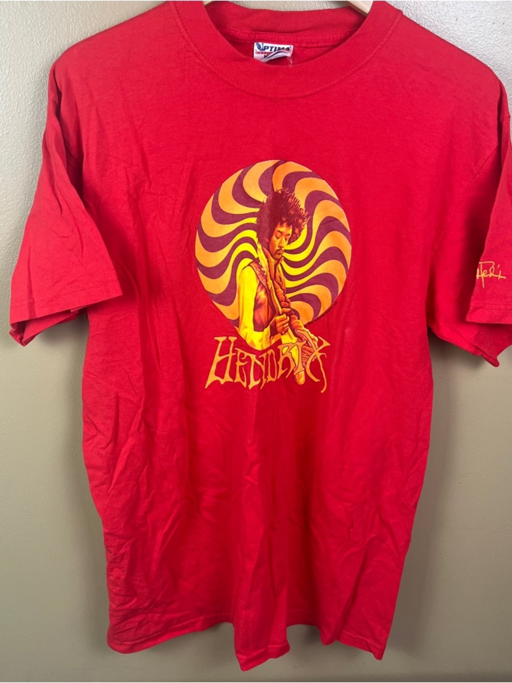 Vintage Jimmy Hendrix Graphic Tee Size Large 100% Cotton